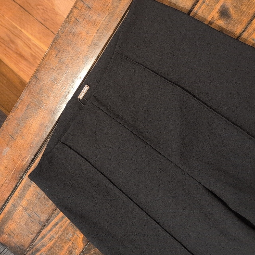 Adam Lippes Black Boot-Cut Flared Pants - Picture 6 of 13